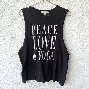 Spiritual Gangster Black Muscle Tank Medium